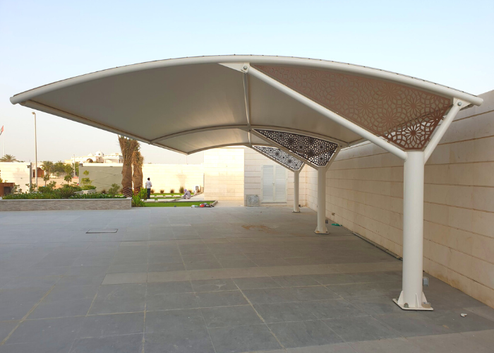 PVC Car Parking Shade in Dubai